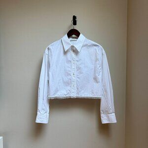 CHICJOC White Crop Shirt